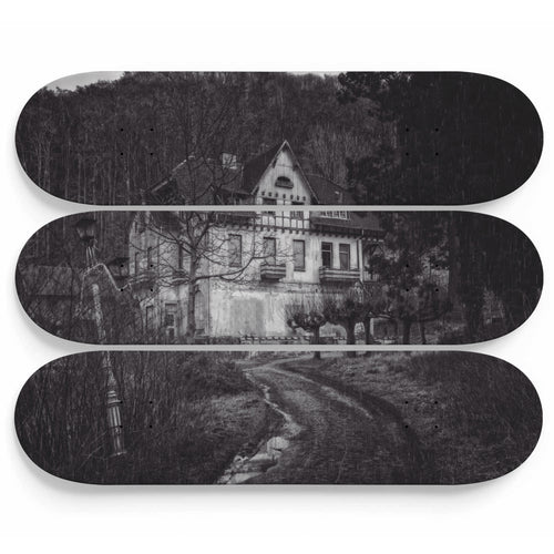 Carpathian Castle Skateboard Wall Art