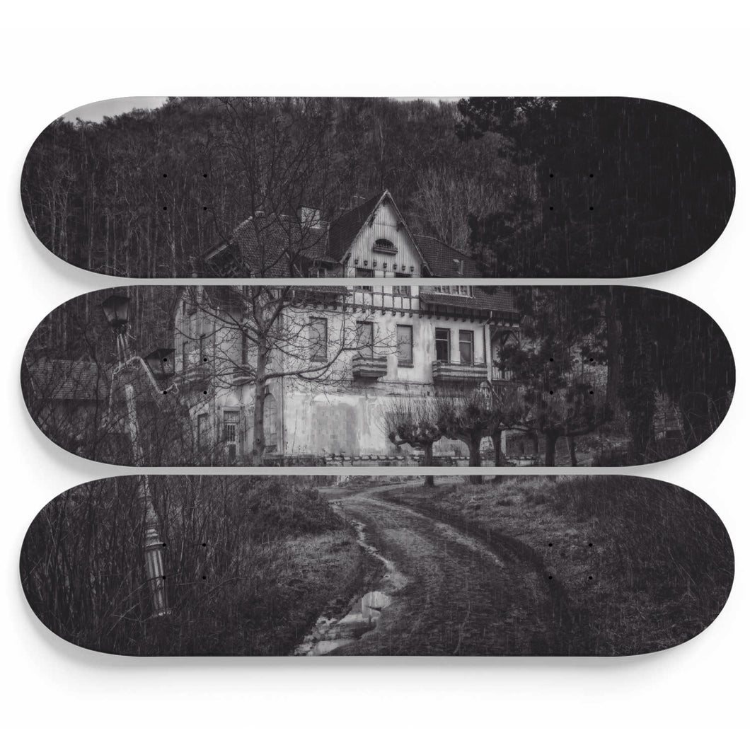 Carpathian Castle Skateboard Wall Art