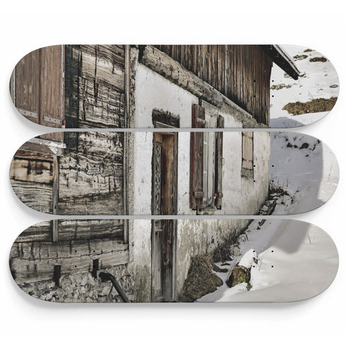 Archaic Snow Skateboard Wall Art