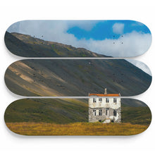 Icelandic Hut Skateboard Wall Art