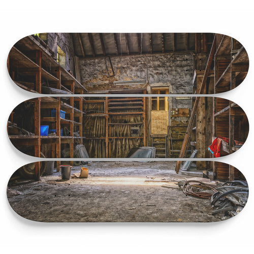 Barn Guerilla Ruin Skateboard Wall Art