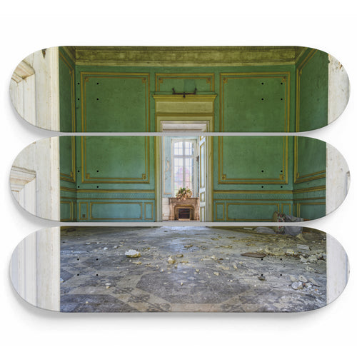 Ill Turquoise Lost Asylum Skateboard Wall Art