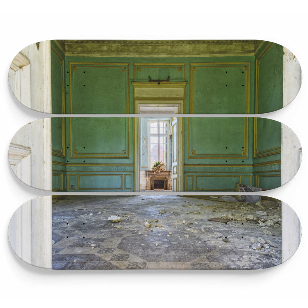 Ill Turquoise Lost Asylum Skateboard Wall Art