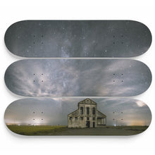 Night Sky Monastery Skateboard Wall Art