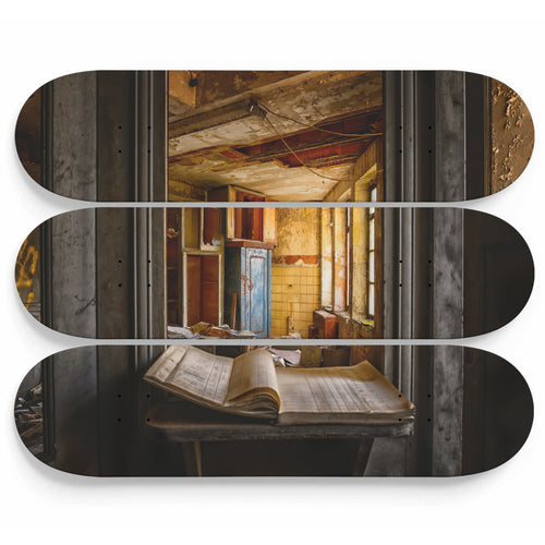 Esquire Lost Office Skateboard Wall Art