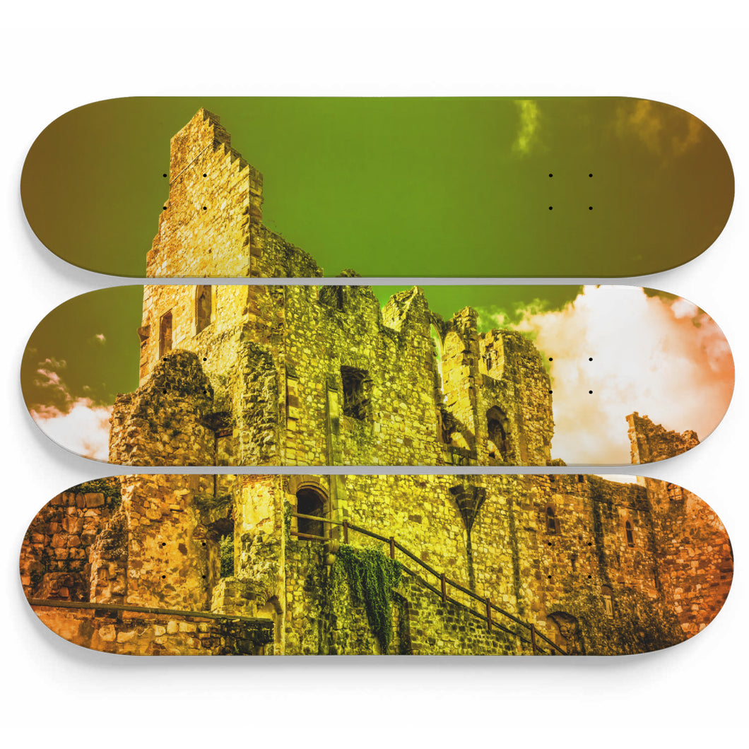 Corvin Castle Skateboard Wall Art