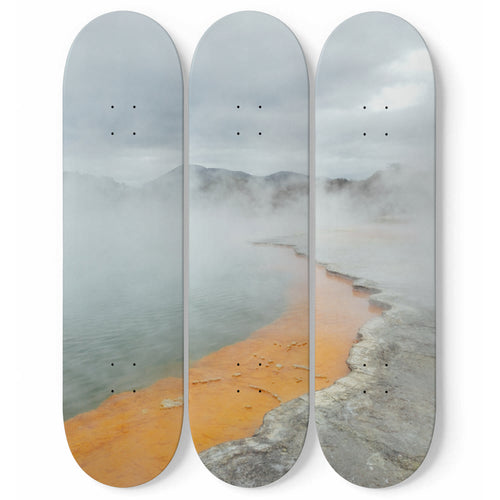 Lava River Skateboard Wall Art