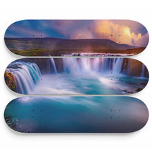 Godafoss Ice Skateboard Wall Art