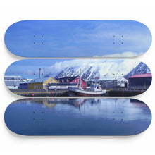 Anchorage Peaks Skateboard Wall Art