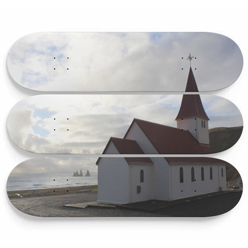 Church of the Sea Skateboard Wall Art