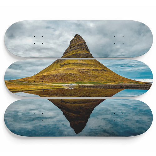 Icelandic Mirror Skateboard Wall Art