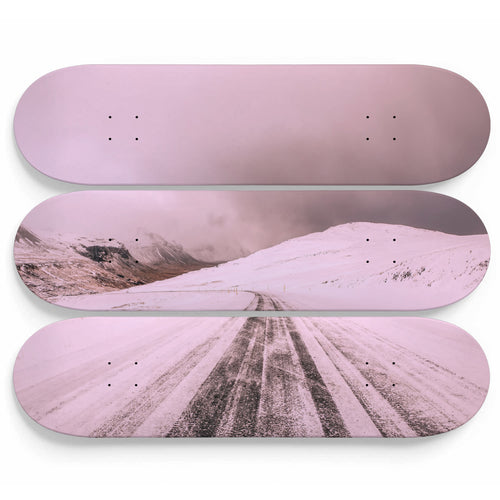 Bliss of winter Skateboard Wall Art