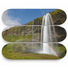 Chute of the Rainbow Skateboard Wall Art