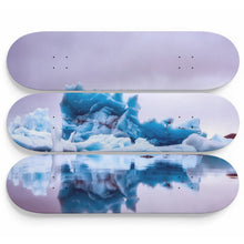 The Land Of The Ice Skateboard Wall Art