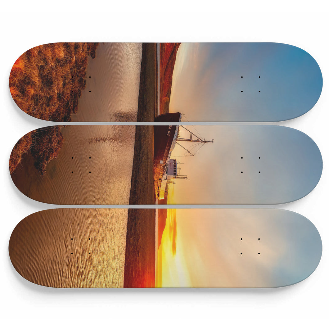 Melting Horizon Skateboard Wall Art