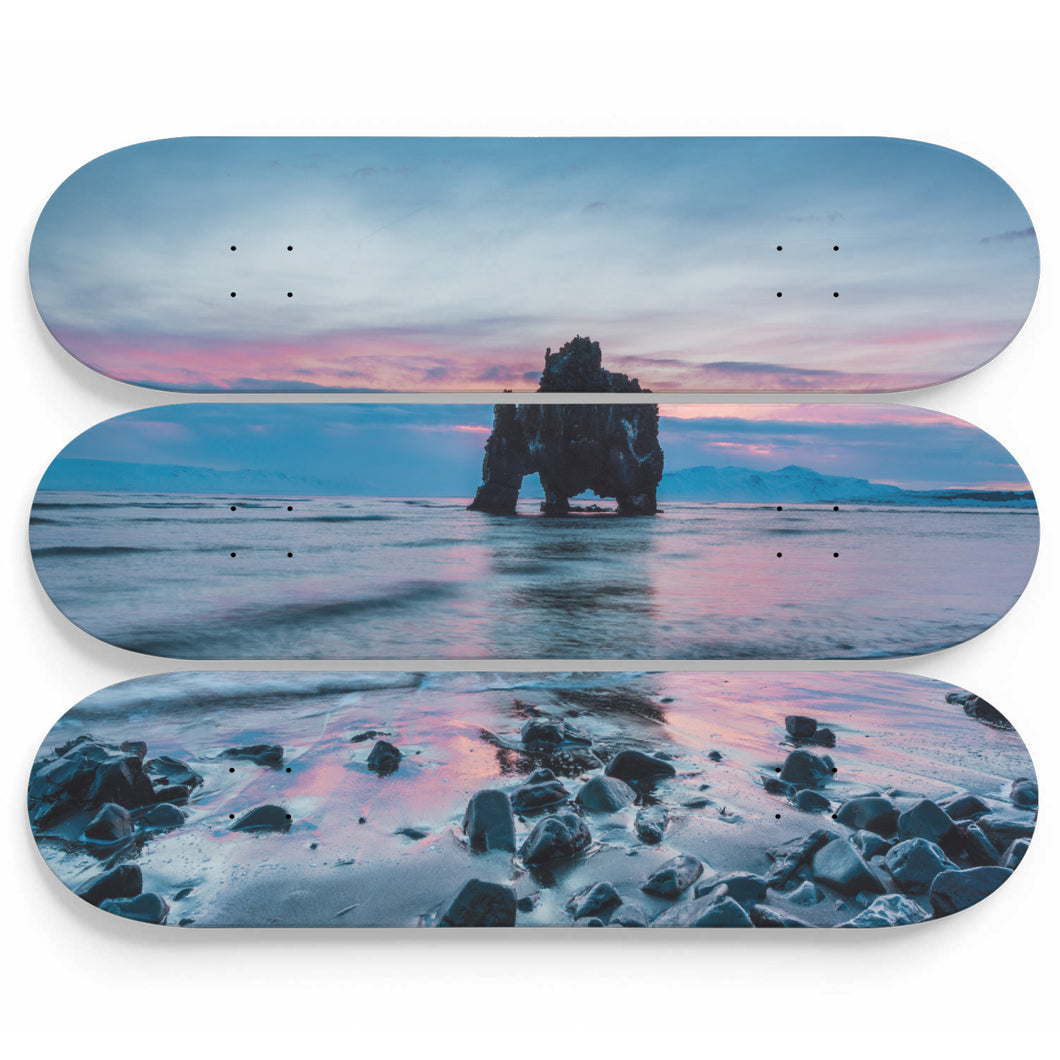 Rocky Ghost Pulpit Skateboard Wall Art