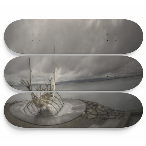 Viking Ode Skateboard Wall Art