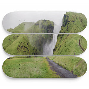 Timeles Cascade Skateboard Wall Art