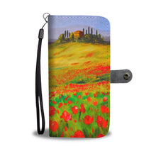 Poppy Field Wallet Case