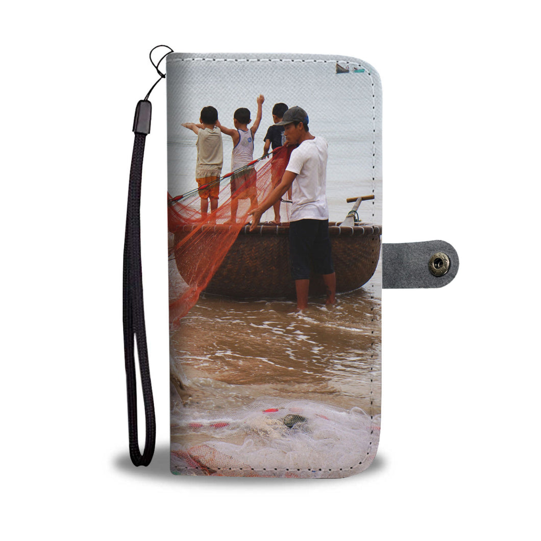 Children's Boats Wallet Case