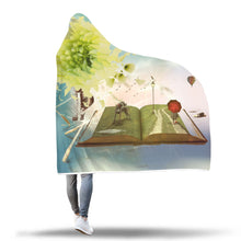 Wind Flowers Hooded Blanket