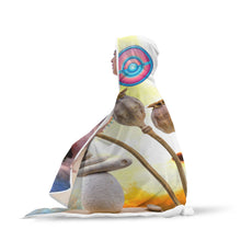 Alien Poppy Hooded Blanket