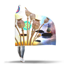 Alien Poppy Hooded Blanket