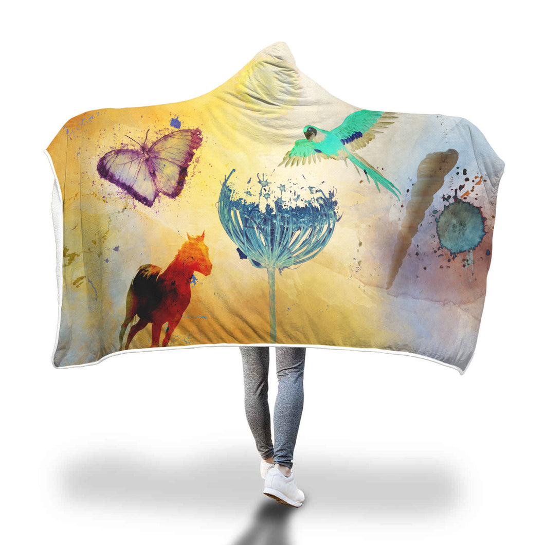 Noah's Ark Hooded Blanket