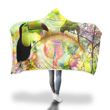 Parrotesque Hooded Blanket