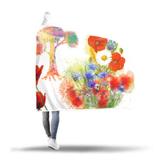 Poppy Tree Hooded Blanket