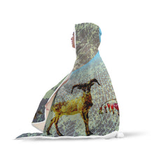 Cave Hearts I Hooded Blanket