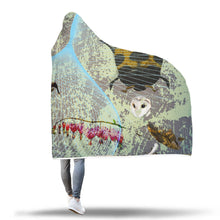 Cave Hearts I Hooded Blanket