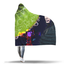 Hungry Young Women Hooded Blanket