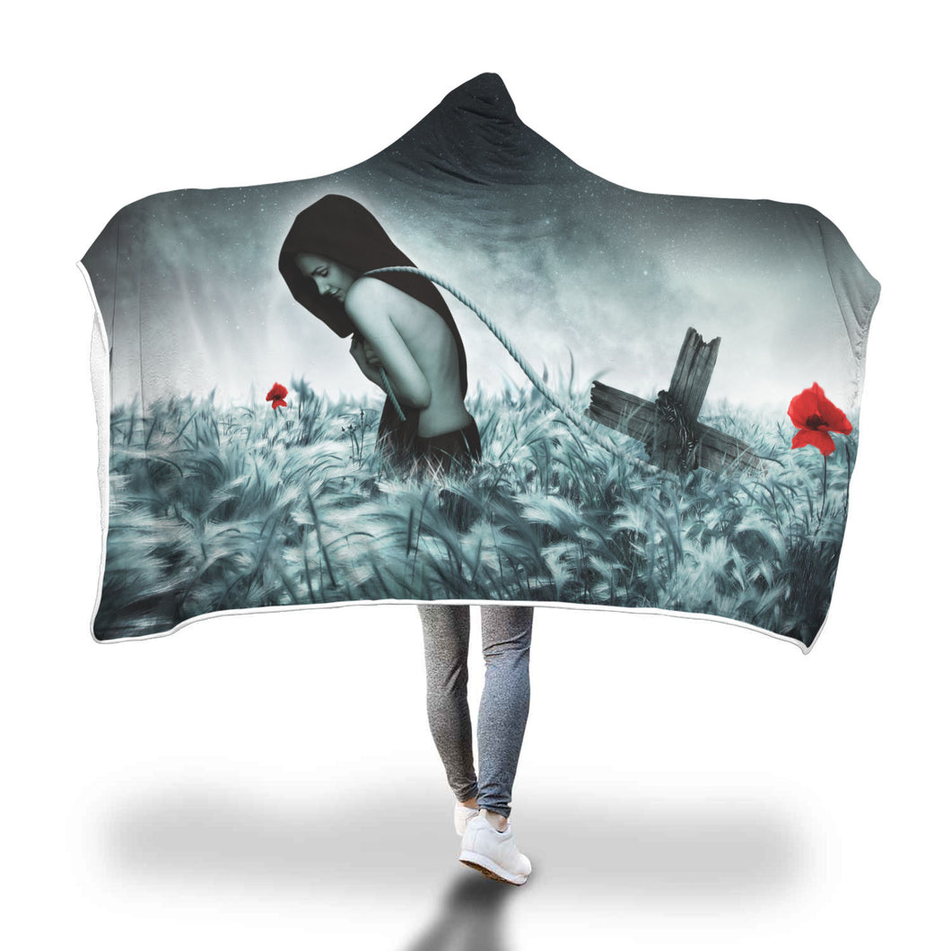 Savior Woman Hooded Blanket