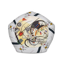 Wassily Kandinsky - Delicate Tension #85 Bean Bag Chair Cover