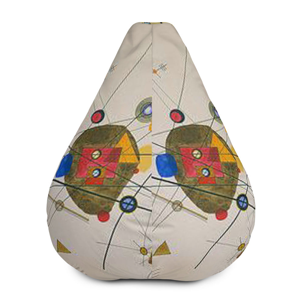 Wassily Kandinsky Composition III Bean Bag Chair Cover