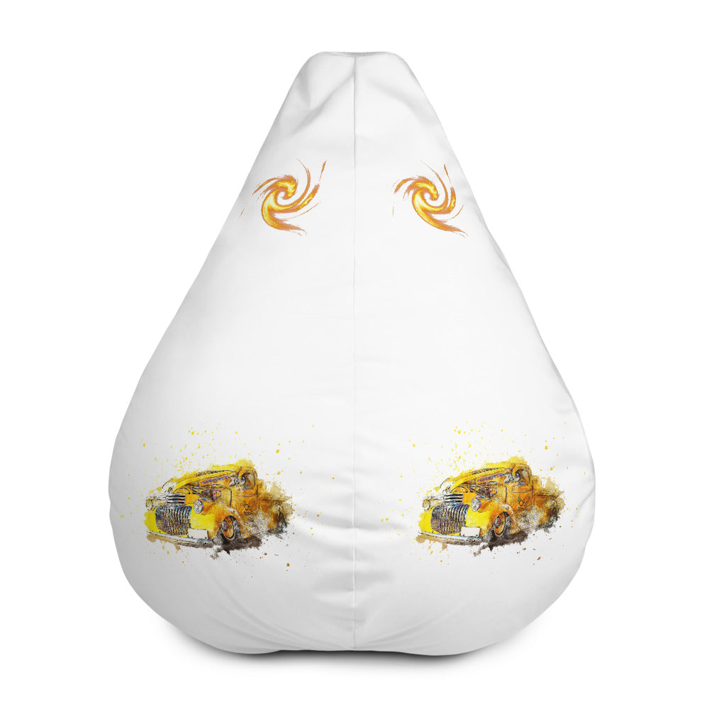 Henrika The Yellow Epoque Car Bean Bag Chair Cover