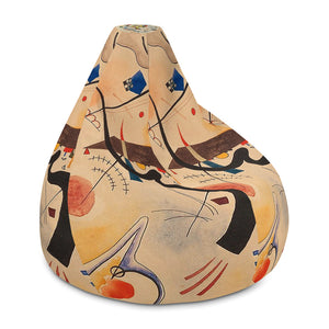 Wassily Kandinsky - Calm Bend Bean Bag Chair Cover