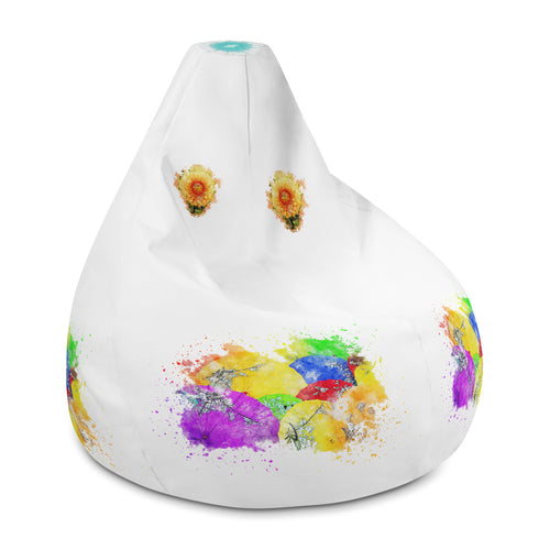 It's Raining Flowers Bean Bag Chair Cover