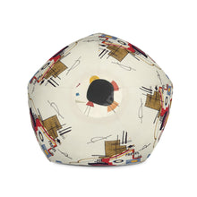 Wassily Kandinsky - Joyful Arising Bean Bag Chair Cover