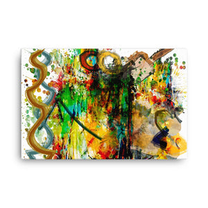 Spring Elucubration Abstract Painting Canvas