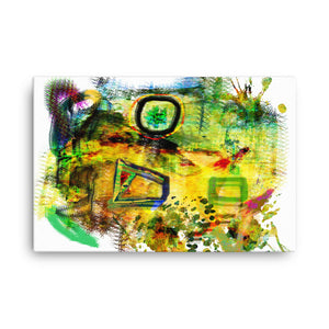Midlife Landowner Abstract Painting Canvas