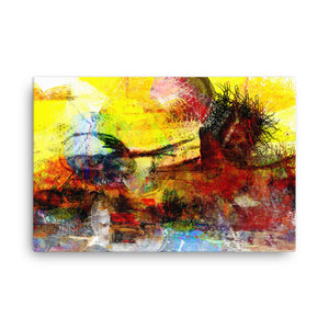Searing Zone Abstract Painting Canvas
