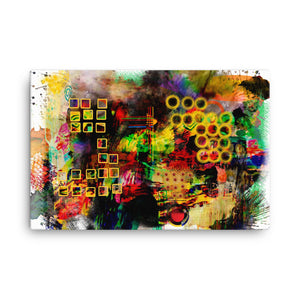 Mystic Interruption Abstract Painting Canvas
