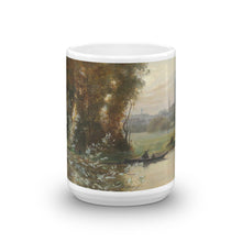Camille Flers - River Landscape with a City in the Background Classic Art Mug