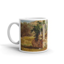 Anders Christian Lunde - Italiensk landskab med en landsby på en bjergtop Classic Art Mug