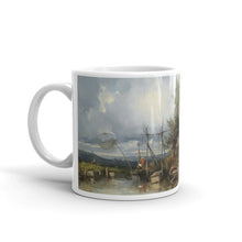 Camille Flers - Paysage de rivière avec les pêcheurs Classic Art Mug