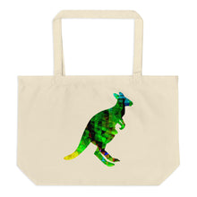 Green Kangaroo Large Organic Tote Bag