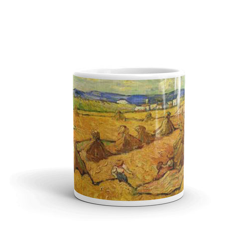 Van Gogh - Weizenfeld mit Hocken und Schnitter Classic Art Mug