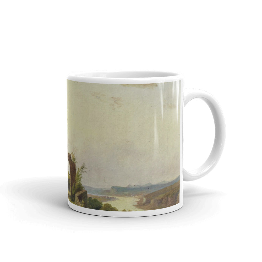 In front of Rheineckbei Castle Bad Breisig Classic Art Mug